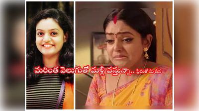 Premi Viswanath: మీకంట నీరులా మళ్లీ వస్తున్నా.. కార్తీకదీపాన్ని అఖండ జ్యోతిలా వెలిగించండి: వంటలక్క ఎమోషనల్ పోస్ట్