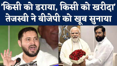 Tejashwi Yadav on BJP : किसी को डराया, किसी को खरीदा...तेजस्वी ने बीजेपी को खूब सुनाया