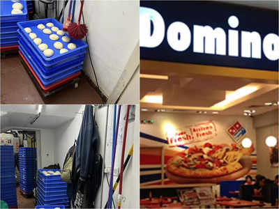 Dominos Pizza: খাবারের উপর ঝুলছে কমোড পরিষ্কারের ব্রাশ-ঝাড়ুু, ডমিনোজের রান্নাঘরের অবস্থা দেখে ঘেন্নায় ছিছিক্কার