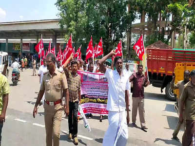 ஏரியில் மண் திருடும் கும்பல்.. காவல் நிலையம் முற்றுகை.. போலீசாருடன் தள்ளுமுள்ளு!