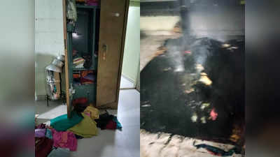कोल्हापुरात टोळक्याचा धुडगूस: घरात घुसून साहित्य पेटवले; महिलेला शिवीगाळ करत मारहाण