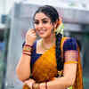 Kanchipuram half sarees on Telugu girls,designs from golden threads | Half  saree lehenga, Half saree designs, Lehenga saree design