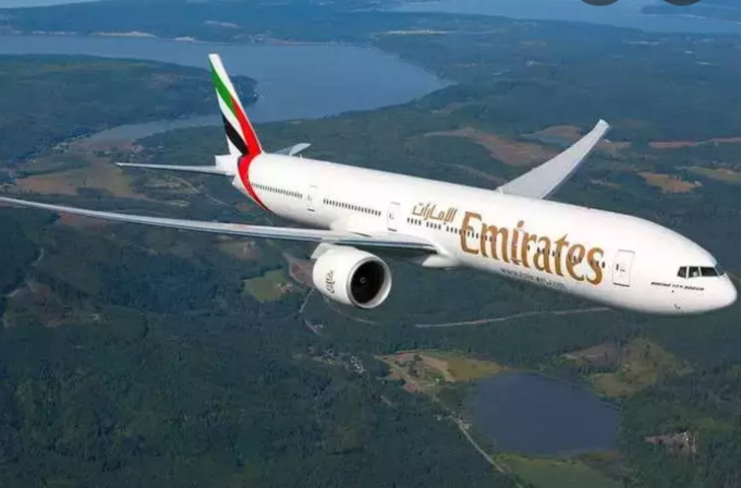 Emirates flight