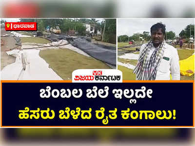 Dharwad: ಧಾರವಾಡ ಜಿಲ್ಲೆಯಲ್ಲಿ ಬೆಂಬಲ ಬೆಲೆ ಇಲ್ಲದೇ ಹೆಸರು ಬೆಳೆದ ರೈತ ಕಂಗಾಲು! ಕಡಿಮೆ ಇಳುವರಿಯಿಂದ ತಲೆ ಮೇಲೆ ಕೈ ಹೊತ್ತು ಕುಳಿತ ಅನ್ನದಾತ