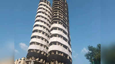Twin Tower Demolition: एपेक्स टावर में 12 फ्लोर तक लग गया बारूद, 6 मंजिल में तेजी से चल रहा काम