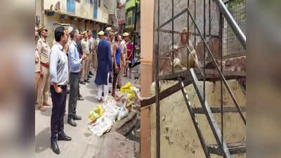 UP News: मथुरा में बंदर ने छुड़ा दिए डीएम साहब के पसीने, मंदिर के बाहर फ्रूटी लेकर मनाने लगा प्रशासन