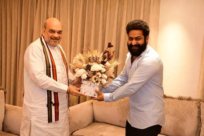 అమిత్ షా, ఎన్టీఆర్ భేటీ