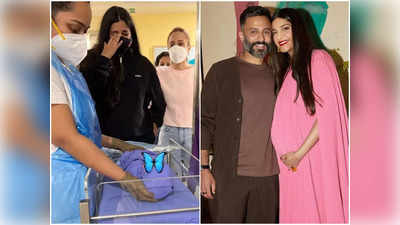 Sonam Kapoor Baby Photo: सोनम कपूर के बेटे की पहली तस्वीर आई सामने, नाती पर प्‍यार बरसा रहीं नानी सुनीता कपूर