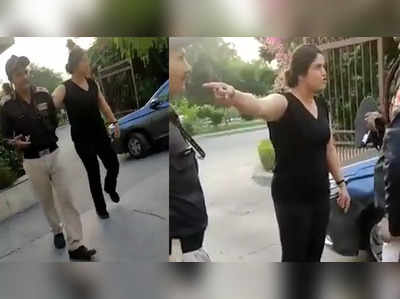 નોઈડાઃ સિક્યુરિટી ગાર્ડ્સને ગંદી ગાળો ભાંડતી મહિલા વકીલનો વિડીયો વાયરલ, પોલીસે કરી ધરપકડ