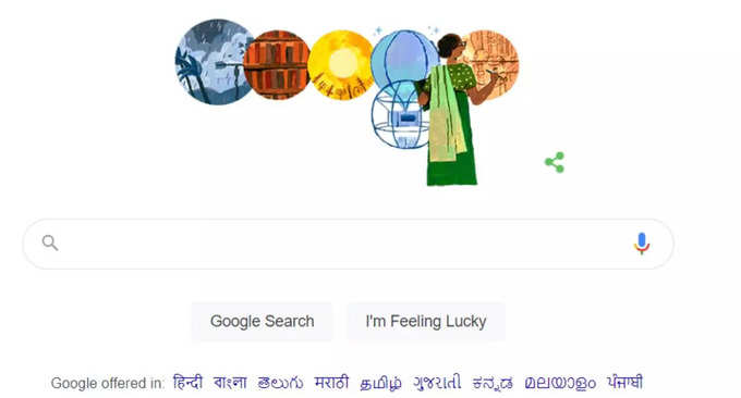 Anna Mani Google Doodle