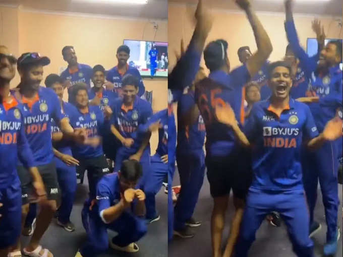 भारतीय क्रिकेटपटूंनीही केला डान्स