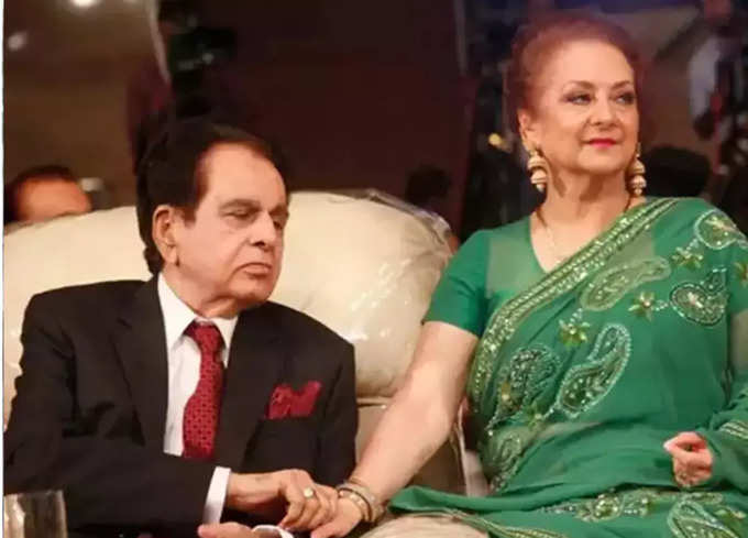 Dilip Kumar and Saira Banu