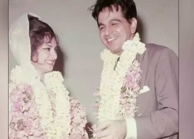 Dilip Kumar and Saira Banu