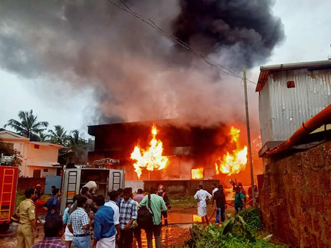 Kozhikode Godown Fire