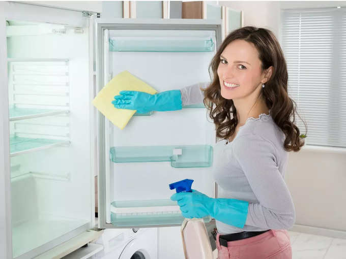 how to clean frige