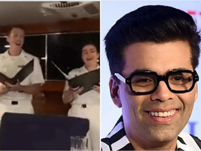 Karan Johar: यूएस नेवी के अधिकारियों ने गाया कल हो ना हो का टाइटल सॉन्ग, करण जौहर ने शेयर किया वीडियो