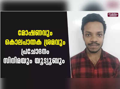 സിനിമയും യൂട്യൂബുമൊക്കെ പ്രചോദനമായി; മോഷണവും കൊലപാതക ശ്രമവും, പ്രതി പിടിയില്‍