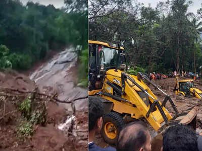 മലമുകളിൽ നിന്നും ഉഗ്രശബ്ദത്തോടെ ഉരുൾപ്പൊട്ടി; സോമൻ്റെ വീട് പൂർണമായി ഇല്ലാതായി, വീട് ഇരുന്ന ഭാഗത്ത് അവശേഷിക്കുന്നത് വലിയ പാറക്കലുകൾ