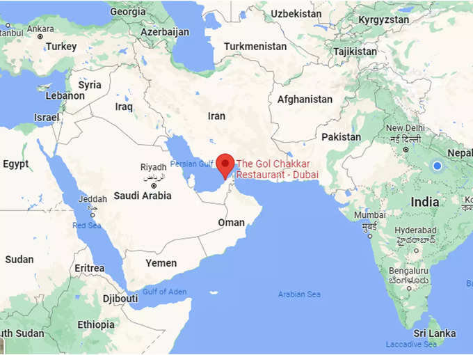 india-uae-map