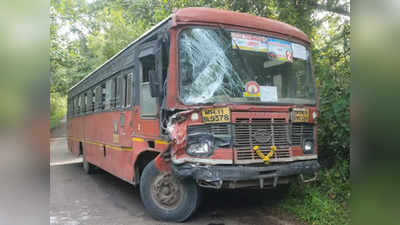 गणपतीला गावी जाताना एसटी बसचा अपघात; १६ गणेशभक्तांसह ३ लहानगे जखमी, पिंपरमधील घटना