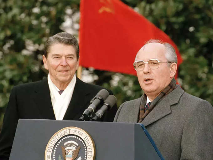 michele gorbachev and ronald regan