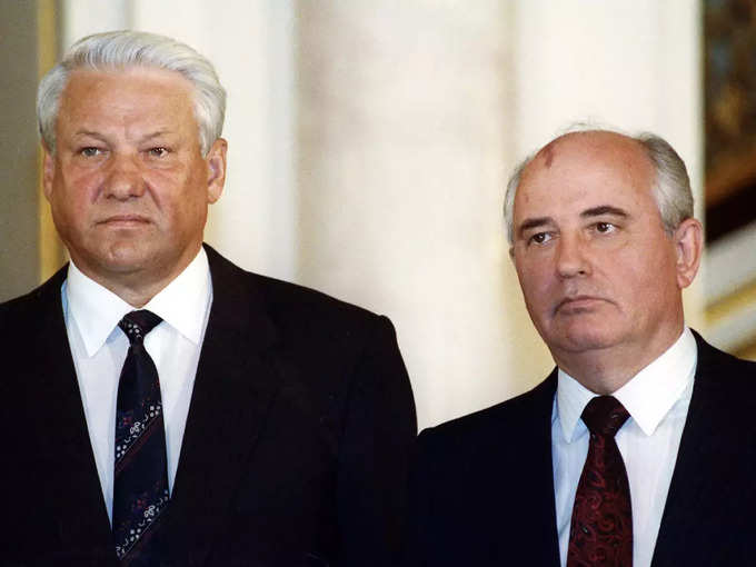 michele gorbachev boris yeltsin