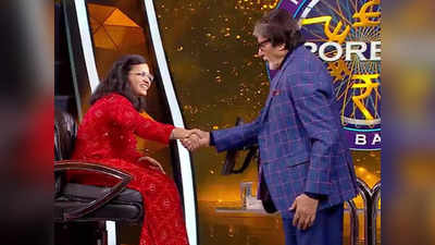 KBC 14: वेटलिफ्टर कंटेस्टेंट ने इतनी जोर से दबाया अमिताभ बच्चन का हाथ, चिल्ला पड़े एक्टर- अरे बाप रे