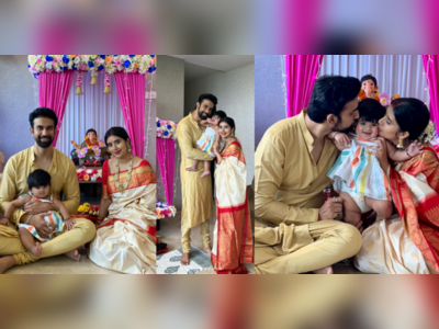 Charu Asopa અને Rajeev Senના લગ્નજીવનની તડકી-છાંયડી! છૂટાછેડાની અટકળો વચ્ચે સાથે ઉજવી ગણેશ ચતુર્થી