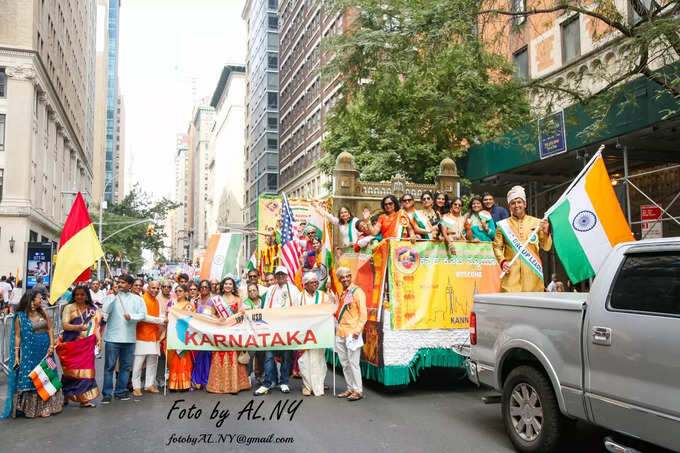 India independence day parade in New york