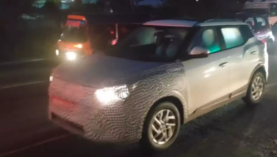 લોન્ચ પહેલાં જ ટેસ્ટિંગ દરમિયાન સ્પોટ થઈ Mahindra XUV 400, જુઓ Photos