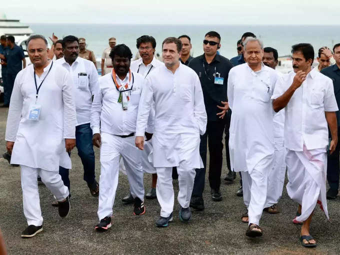 कांग्रेस की भारत जोड़ो  यात्रा में 3 राज्‍यों के मुख्‍यमंत्री