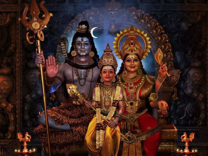 Lord Shiva And Parvati