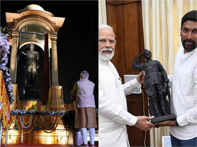 Netaji Statue at India Gate: ২৬ হাজার ঘণ্টার প্রচেষ্টায়, ৬০০ ছবি দেখে নেতাজির মুখ খোদাই এমবিএ পাশ শিল্পীর