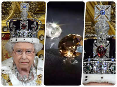 Queen Elizabeth II Death: 2867 हीरे-पन्ने और कोहिनूर अलग, ब्रिटेन की रानी का मुकुट पूरा कुबेर का खजाना है