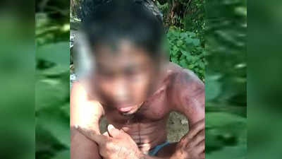 बिहार में युवक को गांव वालों ने बेरहमी से पीटा, चेहरा काला कर गांव में घुमाया, वीडियो किया वायरल