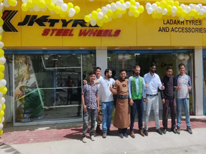 JK Tyre inaugurate its First Steel Wheels Centre in Leh