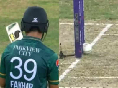 Fakhar Zaman: चमिका ने जाल में फंसाया, विकेट पर भी लगी गेंद, फिर भी आउट नहीं हुए फखर जमां