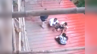 VIDEO : मोबाईलवर बोलताना १९ वर्षीय तरुणी गच्चीवरुन खाली पडली; नालासोपाऱ्यातील धक्कादायक प्रकार