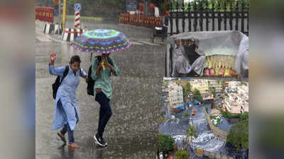 दिल्ली से लेकर लखनऊ तक बरसे बदरा, कर्नाटक में बाढ़ जैसे हालात, तस्वीरों में देखें कैसा रहा मौसम