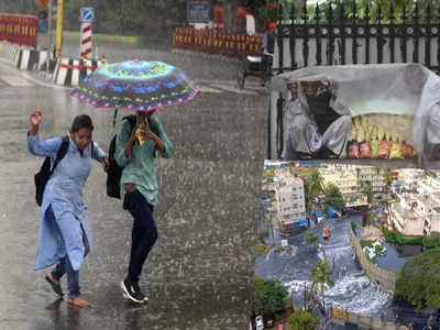 दिल्ली से लेकर लखनऊ तक बरसे बदरा, कर्नाटक में बाढ़ जैसे हालात, तस्वीरों में देखें कैसा रहा मौसम