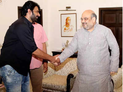 Prabhas: కమలనాథుల మరో స్కెచ్... ప్రభాస్‌తో అమిత్ షా భేటీ!