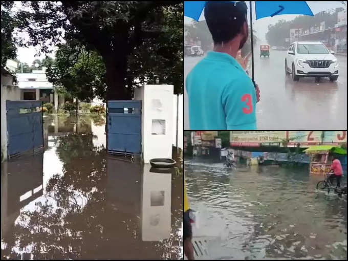 गोरखपुर: डीएम ऑफिस से लेकर गोलघर तक पानी-पानी