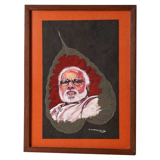 प्रधानमंत्री मोदी का पोट्रेट