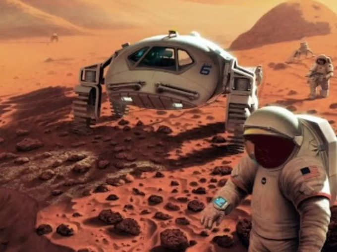 ​मंगल ग्रह पर अंतरिक्ष यात्री