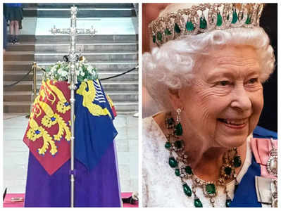 Queen Elizabeth II: రూ.71 కోట్లతో రాణి అంత్యక్రియలు... శవపేటికపై 2,868 విలువైన వజ్రాలు
