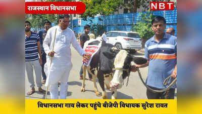 राजस्थान विधानसभा में गाय लेकर पहुंचे ये विधायक, फिर हुआ कुछ ऐसा हो गई उनकी फजीहत
