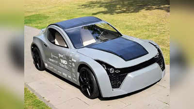 विद्यार्थ्यांनी बनवली हवा शुद्ध करणारी इलेक्ट्रिक कार, भंगार वापरून तयार केलेली कार असं करते काम