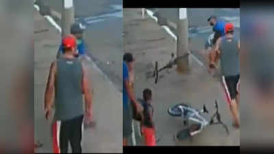 Viral Video: सड़क क्रॉस कर रही बच्ची के सामने खंभा, इस शख्स की फुर्ती देख आप भी वाह कह उठेंगे