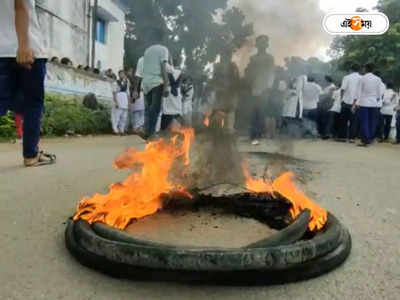 Santipur News: ফুটবল খেলাকে কেন্দ্র করে ২ গোষ্ঠীর মধ্যে সংঘর্ষ, টায়ার জ্বালিয়ে রাস্তা অবরোধ শান্তিপুরে