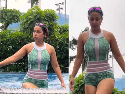 Hina Khan Video: स्वीमिंग पूल में हिना खान ने बिखेरा जलवा, दिलकश अदाओं को देख फटी रह गईं फैंस की आंखें